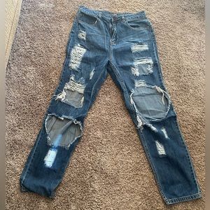 2 pairs of baggy fashion nova jeans